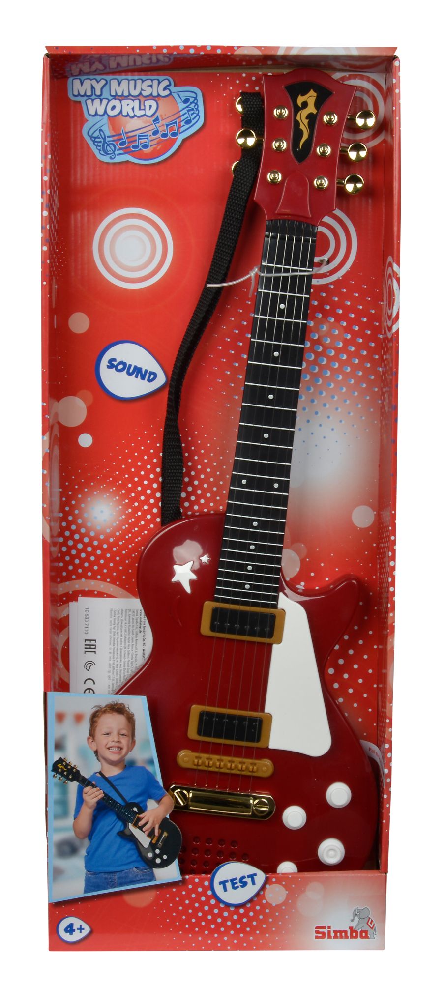 Simba Musik Simba Rocková kytara, 56 cm, 2 druhy