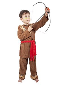 Rappa Dětský kostým indián s šátkem (M)