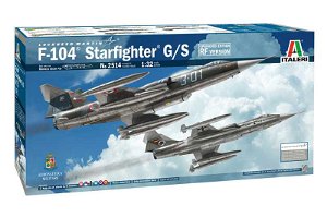 Italeri Model Kit letadlo 2514 - F-104 STARFIGHTER G/S - Upgraded Edition RF version (1:32)
