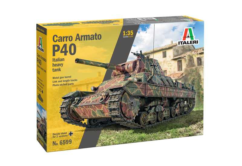 Italeri Model Kit tank PRM edice 6599 - CARRO ARMATO P 40 (1:35)