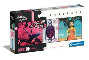 Clementoni Puzzle 1000 dílků panorama - The Squid game