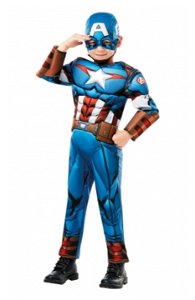 Rubies Avengers: kostým Captain America Deluxe - vel. M