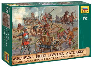 Zvezda Wargames (AoB) figurky 8027 - Medieval Powder Artillery (1:72)