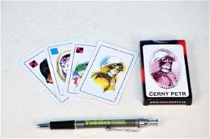 Hrací karty, s.r.o. Černý Petr společenská hra karty v papírové krabičce 6x9cm