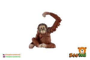 ZOOted Orangutan sumaterský zooted plast 8cm v sáčku