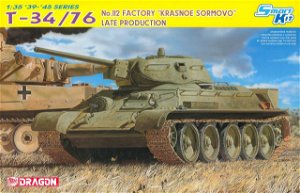 Dragon Model Kit tank 6479 - T-34/76 No.112 FACTORY "KRASNOE SORMOVO" LATE PRODUCTION (SMART KIT) (1:35)