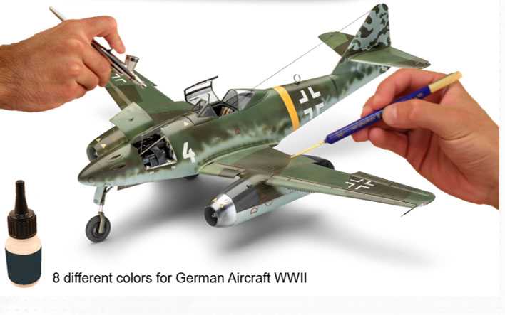 Revell Sada barev Aqua Color 36200 - German Aircraft WWII (8 x 17ml)