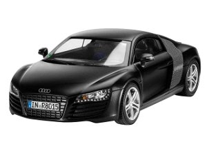 Revell Plastic ModelKit auto 07057 - Audi R8 black (1:24)