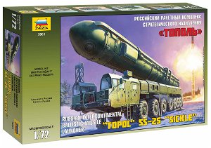 Zvezda Model Kit military 5003 - Ballistic Missile Launcher "Topol" (1:72)