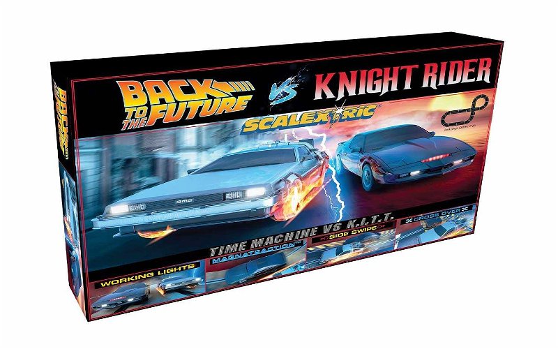 Scalextric Autodráha SCALEXTRIC C1431P - Back to the Future vs Knight Rider Race Set (1:32)