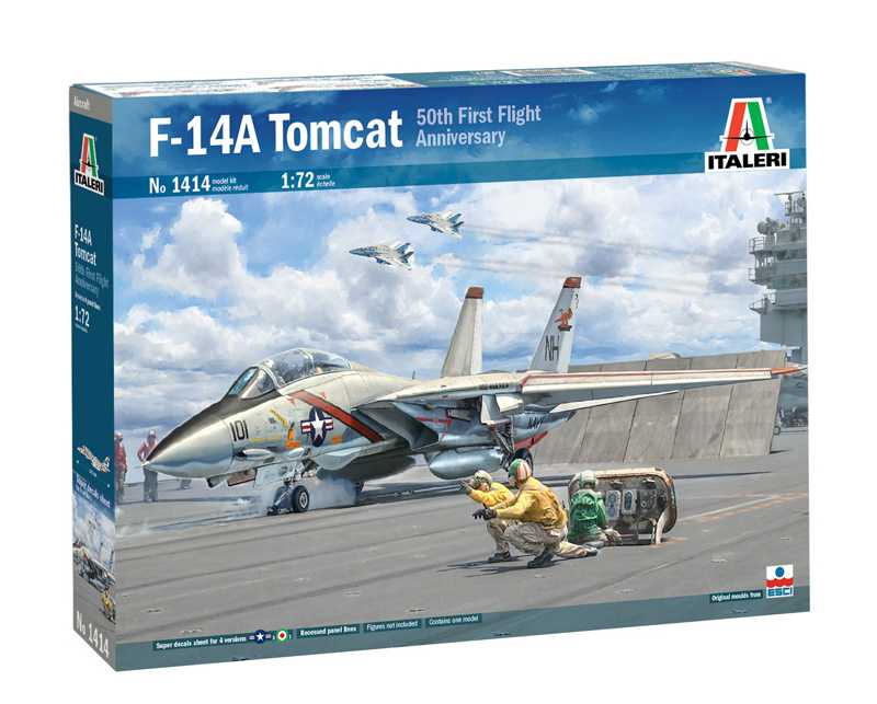 Italeri Model Kit letadlo 1414 - F-14A Tomcat (1:72)