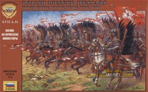 Zvezda Wargames (AoB) figurky 8041 - Polisch Winged Hussars (1:72)