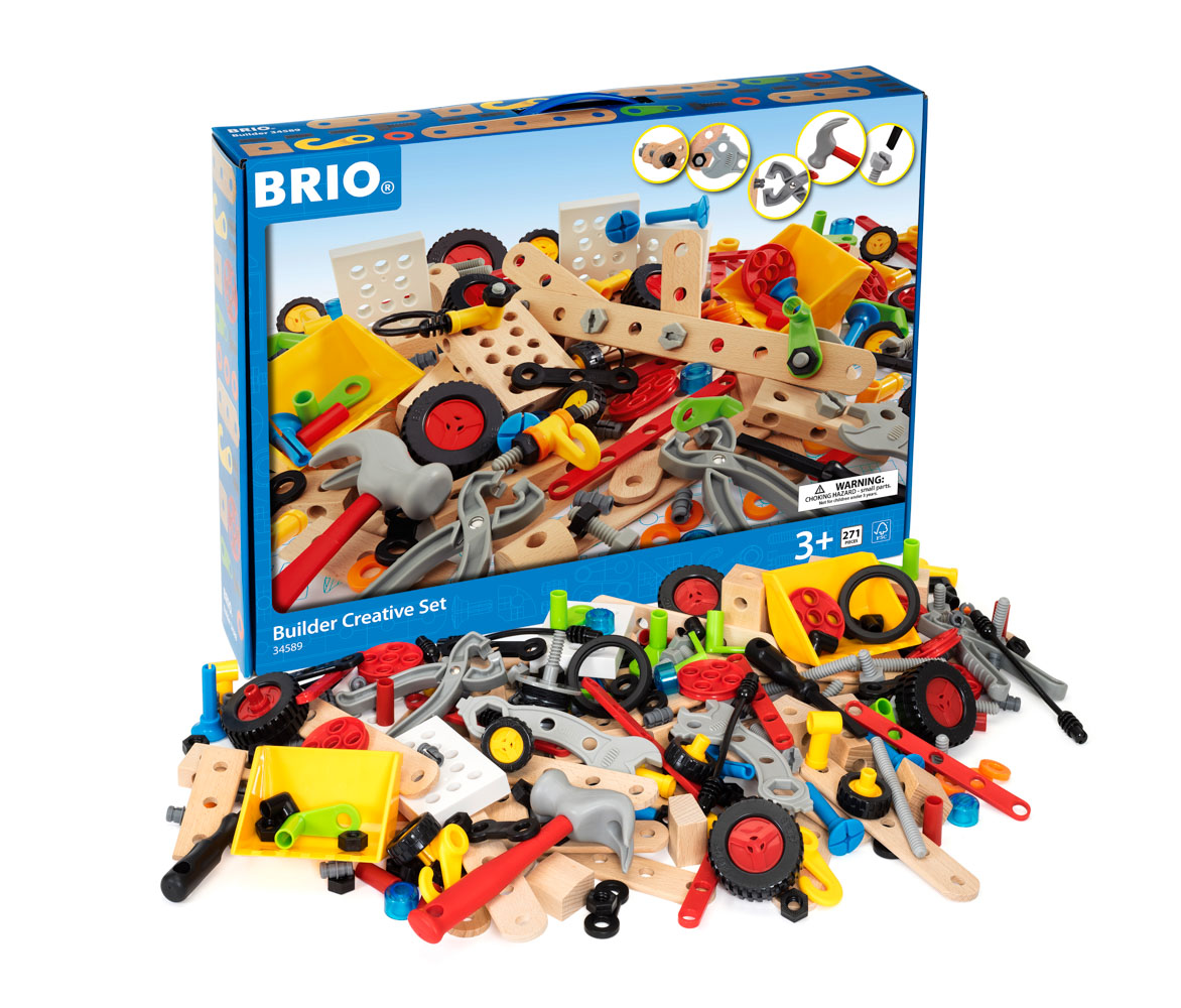 Brio 34589 Builder - stavební kreativní set 270 ks