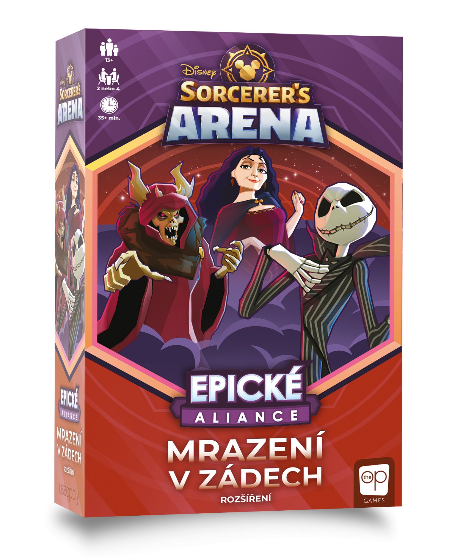 USAopoly Disney Sorcerers Arena - Epické aliance: Mrazení v zádech