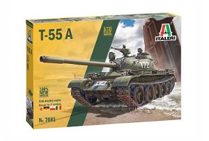 Italeri Model Kit tank 7081 - T-55 A (1:72)