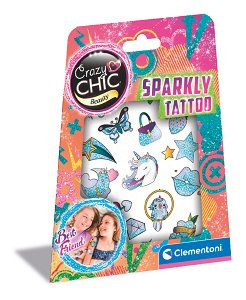 Clementoni Crazy CHIC - Třpytivé tetování