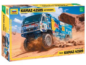 Zvezda Model Kit trucku 3657 - Kamaz rallye truck (1:35)