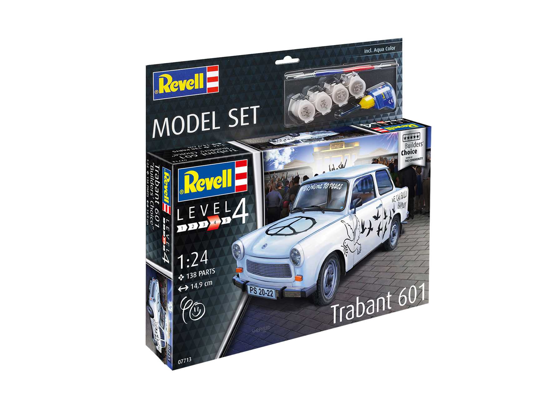Revell ModelSet auto 67713 - Trabant 601S "Builder's Choice" (1:24)
