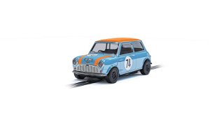 Scalextric Autíčko Gulf SCALEXTRIC C4325 - Austin Mini Cooper S - Nick Riley &amp; Gabriele Tarquini (1:32)