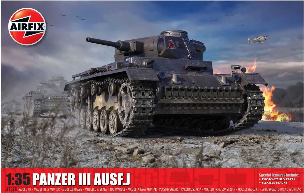 Airfix Classic Kit tank A1378 - Panzer III AUSF J (1:35)