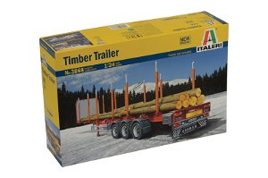 Italeri Model Kit návěs 3868 - TIMBER TRAILER (1:24)