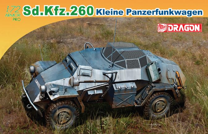 Dragon Model Kit military 7446 - Sd.Kfz.260 KLEINER PANZERFUNKWAGEN (1:72)