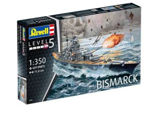Revell Plastic ModelKit loď 05040 - Battleship BISMARCK (1:350)