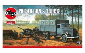 Airfix Classic Kit VINTAGE military A02315V - PAK 40 Gun & Truck (1:76)