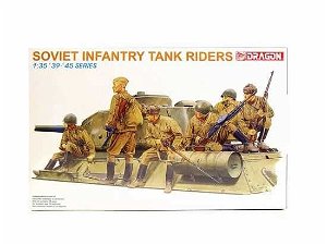 Model Kit figurky 6197 - SOVIET INFANTRY TANK RIDERS (1:35)