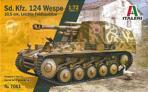 Italeri Model Kit military 7061 - Sd.Kfz.124 Wespe 10.5 cm. Leichte Feldhaubitze (1:72)