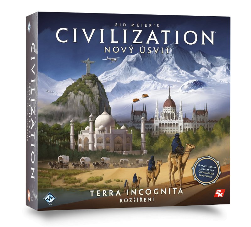Fantasy Flight Games Civilizace: Nový úsvit - Terra Incognita rozšíření