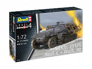 Revell Plastic ModelKit military 03324 - Sd.Kfz. 251/1 Ausf. C + Wurfr. 40 (1:72)
