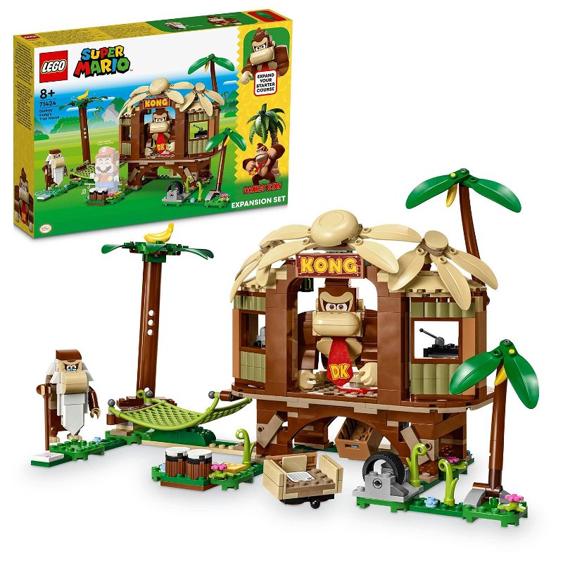 LEGO Super Mario 71424 Donkey Kongův dům na stromě – rozšiřující set