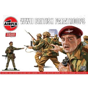 Airfix Classic Kit VINTAGE figurky A02701V - WWII British Paratroops (1:32)