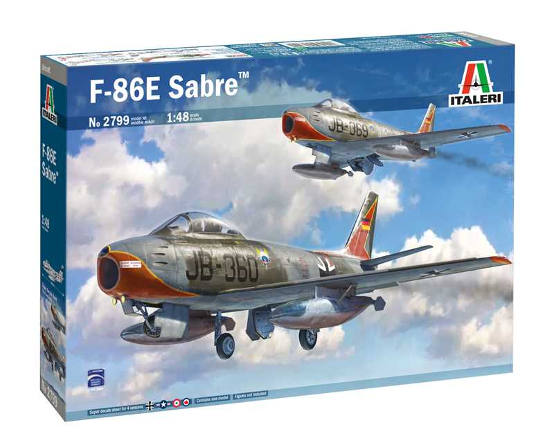 Italeri Model Kit letadlo 2799 - F-86E “Sabre” (1:48)