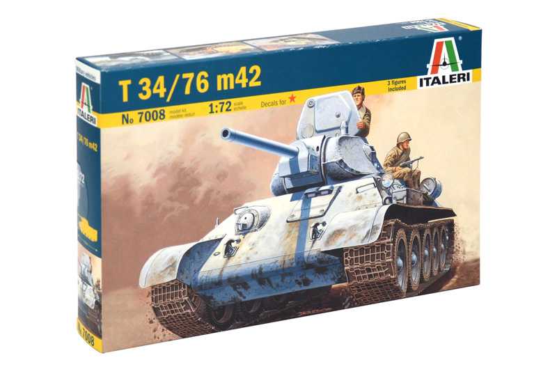Italeri Model Kit tank 7008 - T 34/76 m42 (1:72)