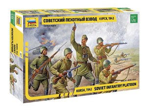 Zvezda Wargames figurky 8077 - Soviet Infantry WWII (1:72)