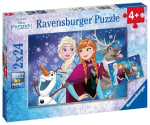 Ravensburger Frozen Ravensburger dětské puzzle Disney Frozen Ledové království 2x24 dílků