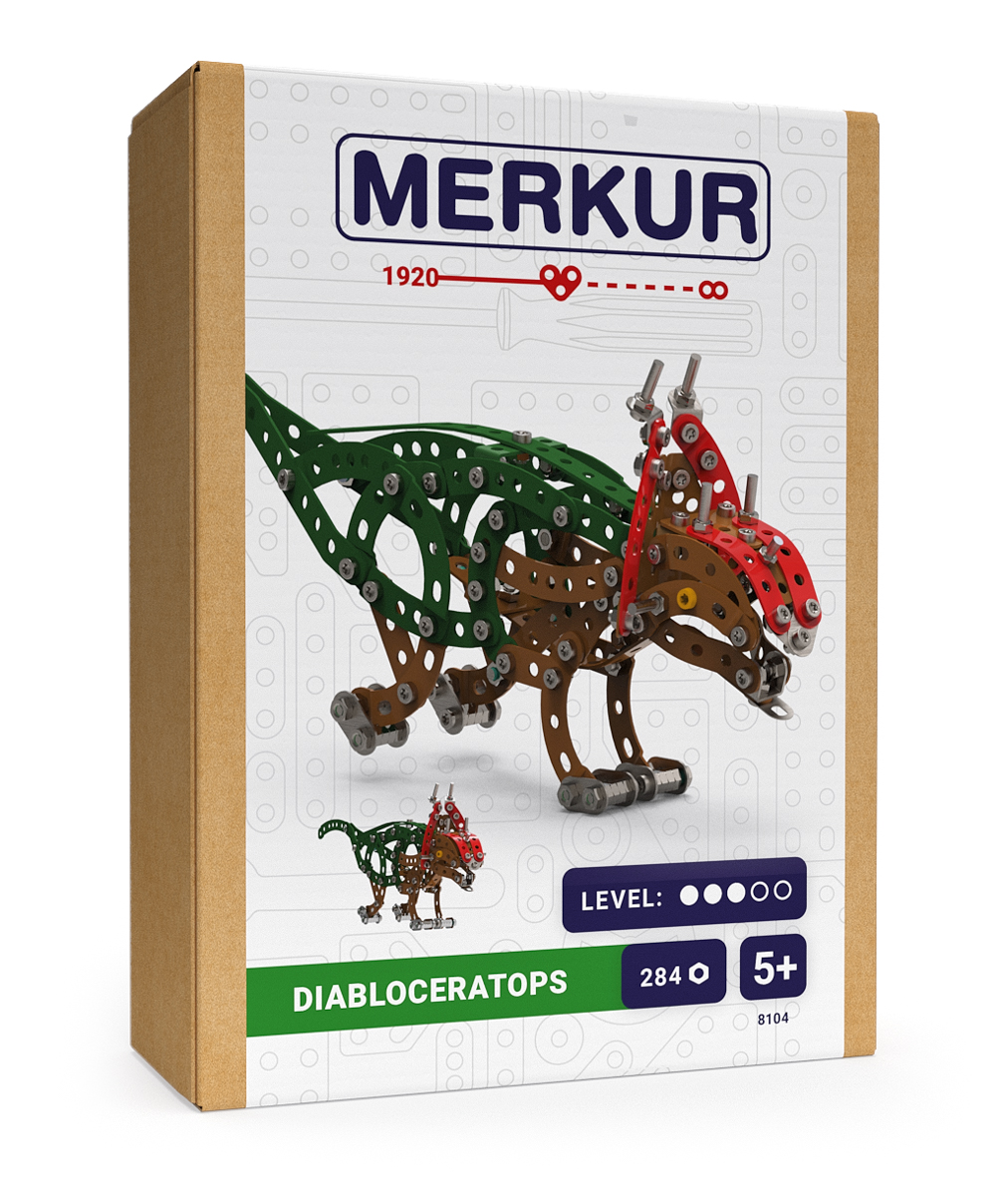 MERKUR - Stavebnice Merkur - DINO - Diabloceratops