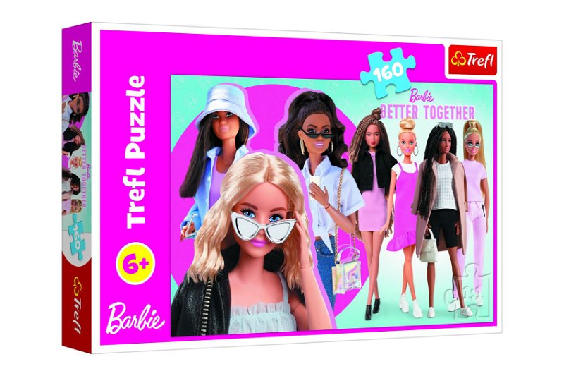 Trefl Puzzle Barbie a její svět 41x27,5cm 160 dílků v krabici 29x19x4cm