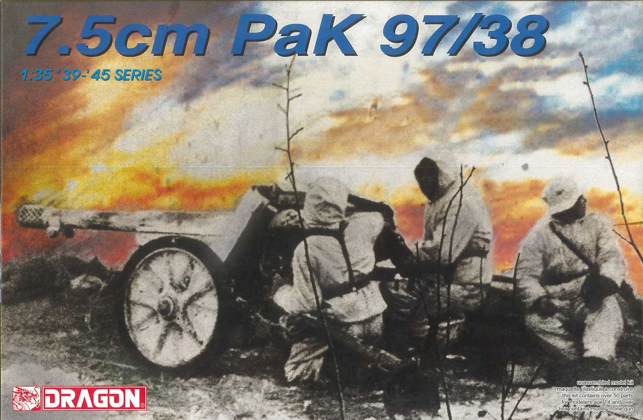 Dragon Model Kit military 6123 - 7.5cm PaK 97/38 (1:35)
