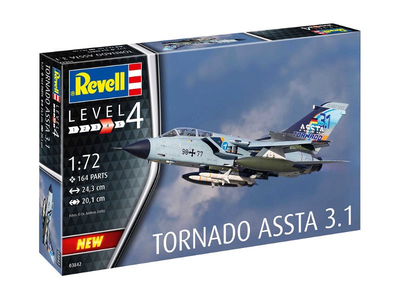 Revell Plastic ModelKit letadlo 03842 - Tornado ASSTA 3.1 (1:72)