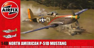 Airfix Classic Kit letadlo A05131A - North American P-51D Mustang (1:48)