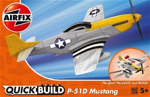 Airfix Quick Build letadlo J6016 - P-51D Mustang - nová forma