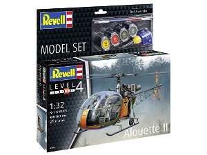 Revell ModelSet vrtulník 63804 - Alouette II (1:32)