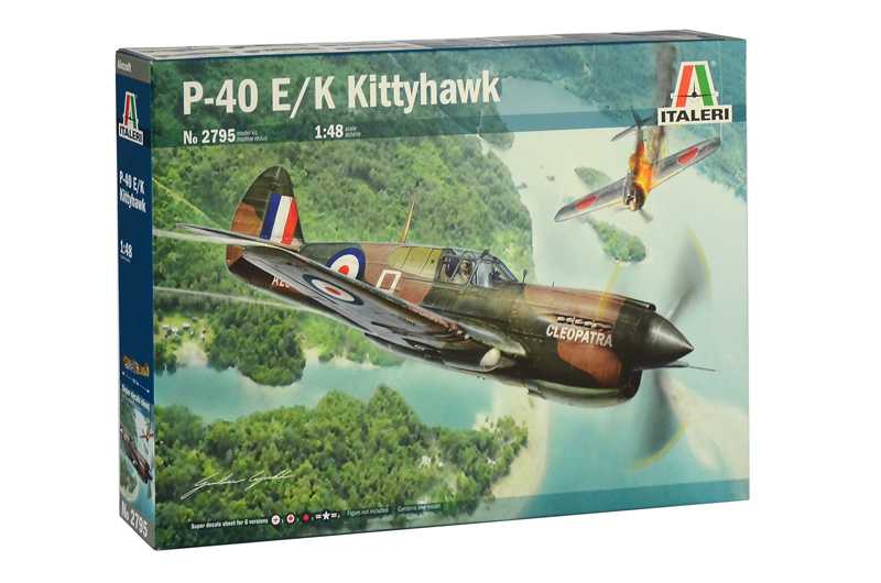 Italeri Model Kit letadlo 2795 - P-40E/K Kittyhawk (1:48)