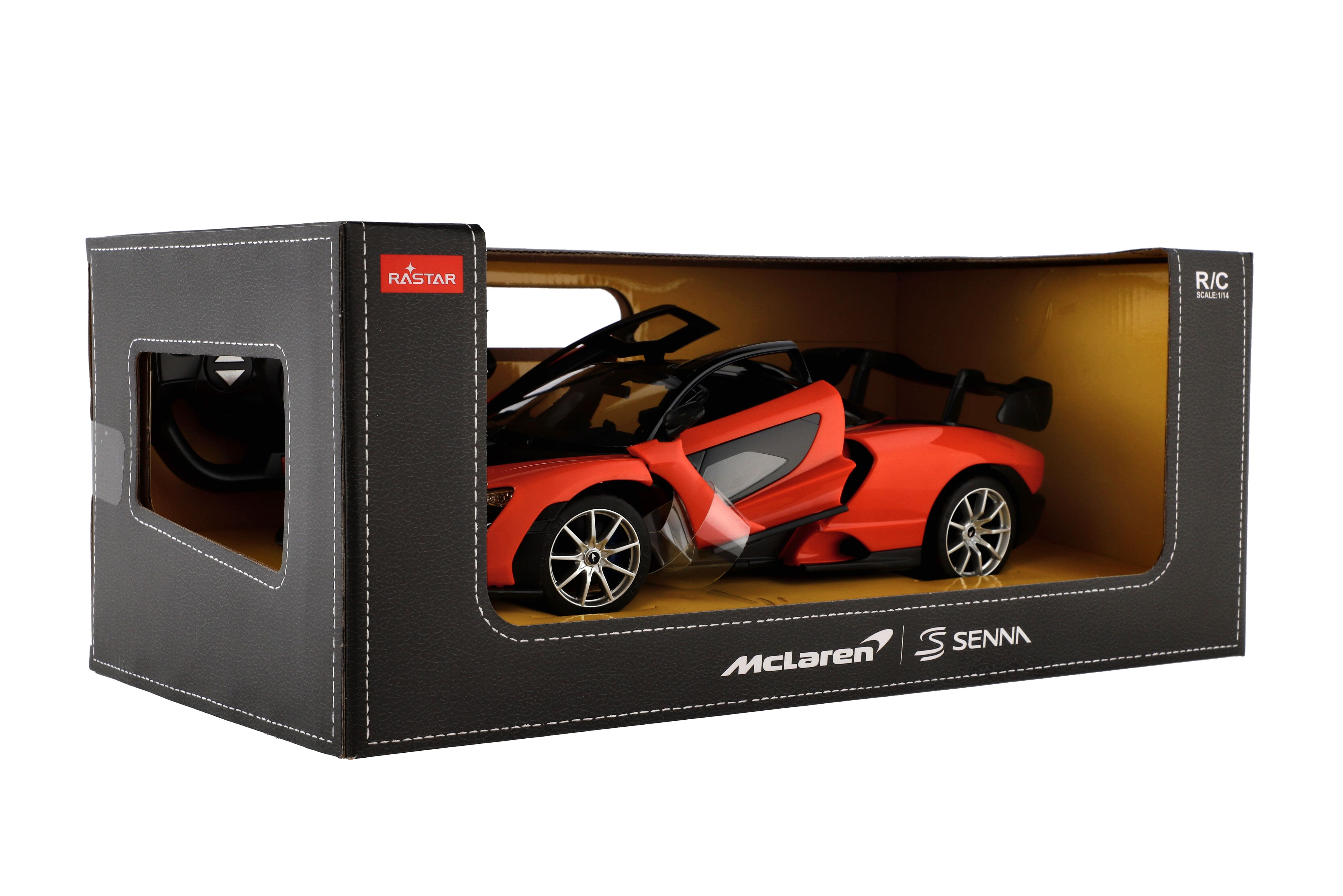 Teddies Auto RC McLaren oranžové plast 32cm 2,4GHz na dálk. ovládání na baterie v krabici 43x18x22cm