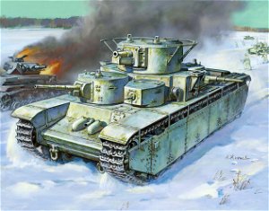 Zvezda Model Kit tank 3667 - T-35 Heavy Soviet Tank (1:35)