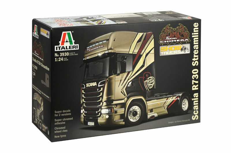 Italeri Model Kit truck 3930 - SCANIA R730 STREAMLINE "TEAM CHIMERA" (1:24)
