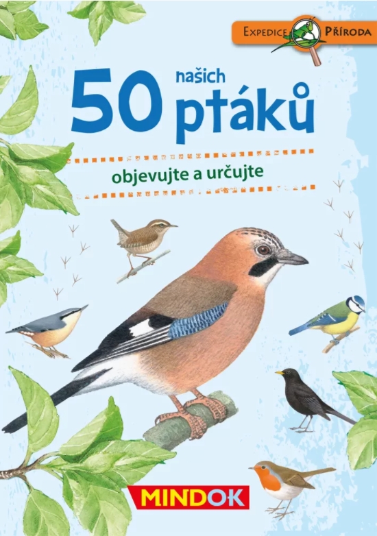 Mindok vzdělávací hra Expedice příroda: 50 našich ptáků